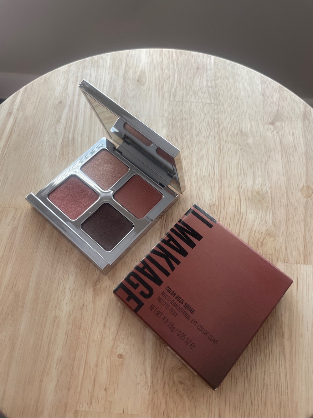 Milk Makeup Warm Rust & Copper 4‑Shade Eyeshadow Quad